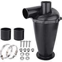 Cyclone Divisor Colector de Polvo Filtro de Separación para Aspiradora Separador Ciclónico con Accesorios Negro